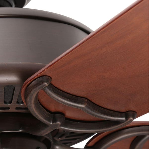 Casablanca - Panama DC 54 in. Indoor Brushed Cocoa Bronze Ceiling Fan with Remote For Bedrooms