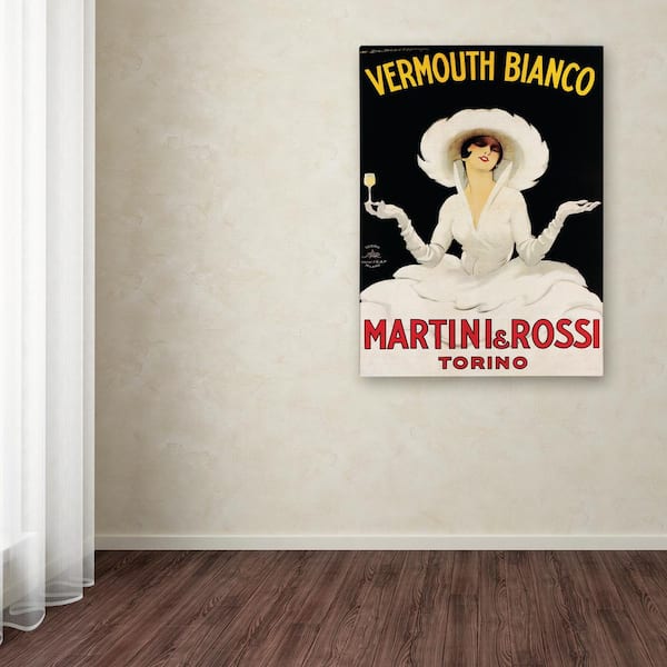 Trademark Fine Art 14 in. x 19 in. Vermouth Bianco Martini & Rossi
