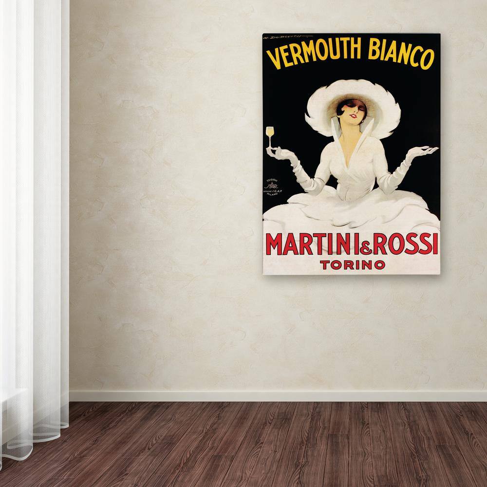 Trademark Fine Art - 24"x32" 'Vermouth Bianco Martini Rossi' Canvas Art
