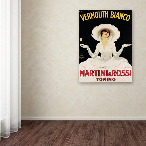 Trademark Fine Art 35 in. x 47 in. Vermouth Bianco Martini & Rossi