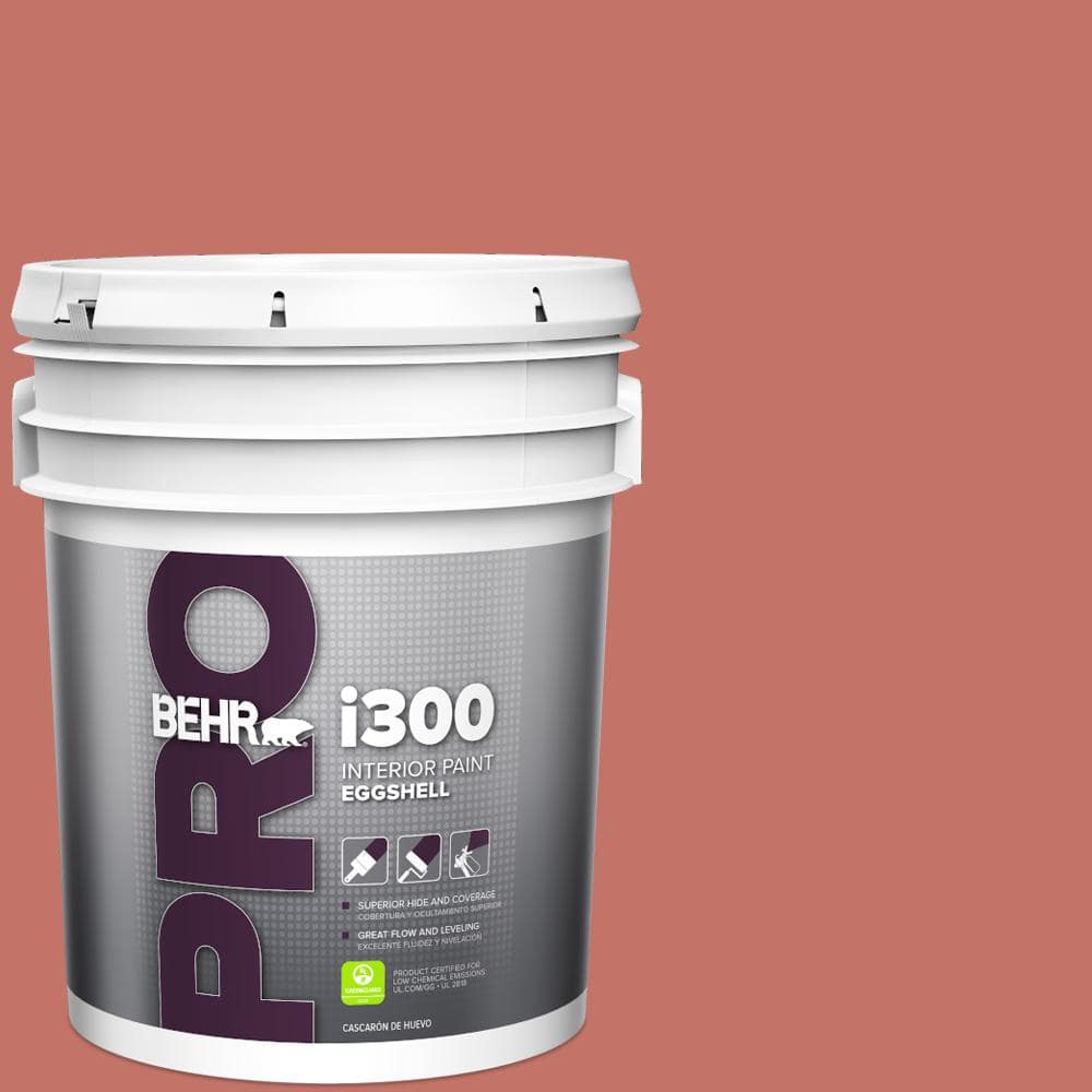 5 gal. #PPU1-05A Red Coral Eggshell Interior Paint product image for price tracking
