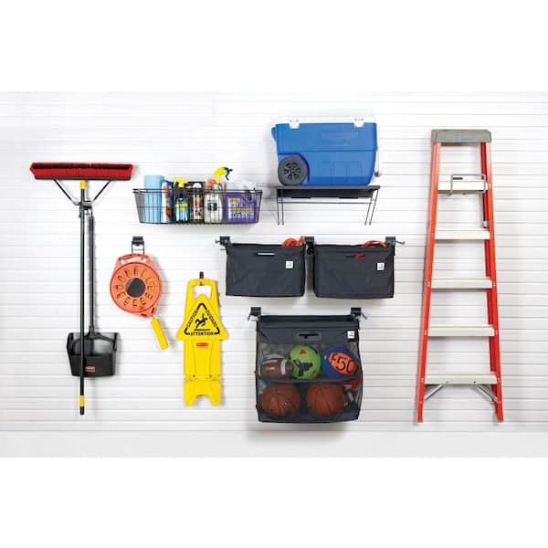 Slatwall 30 in. H Steel Basket