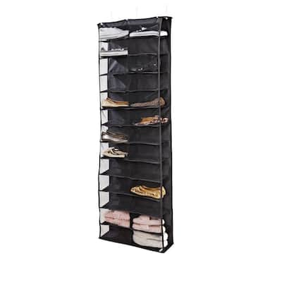 ClosetMaid 34.76 in. H Charcoal Black Fabric Hanging Closet Organizer with  3 Shelves 2050500 - The Home Depot