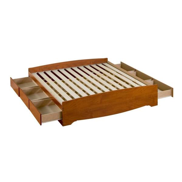 Prepac Monterey King Wood Storage Bed
