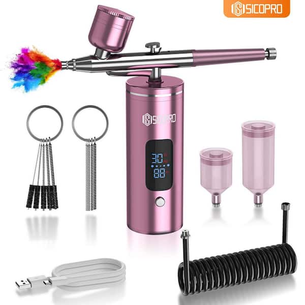 Airbrush Kit, Cordless Airbrush for Nails, Air Brush Kit With Air Compressor for Models/Shoes/Cakes/Hair