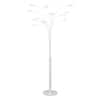 Artiva 84 In. Matte White Quan Money Tree 12 Arch Led Floor Lamp 