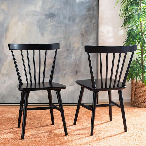 Winona Black Spindle Back Dining Chair (Set of 2)