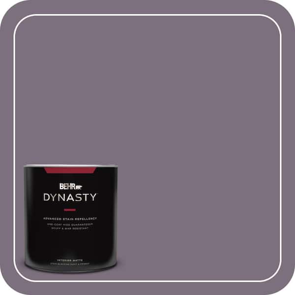 BEHR DYNASTY 1 qt. #PPU17-17 Plum Shadow Matte Interior Stain-Blocking Paint and Primer