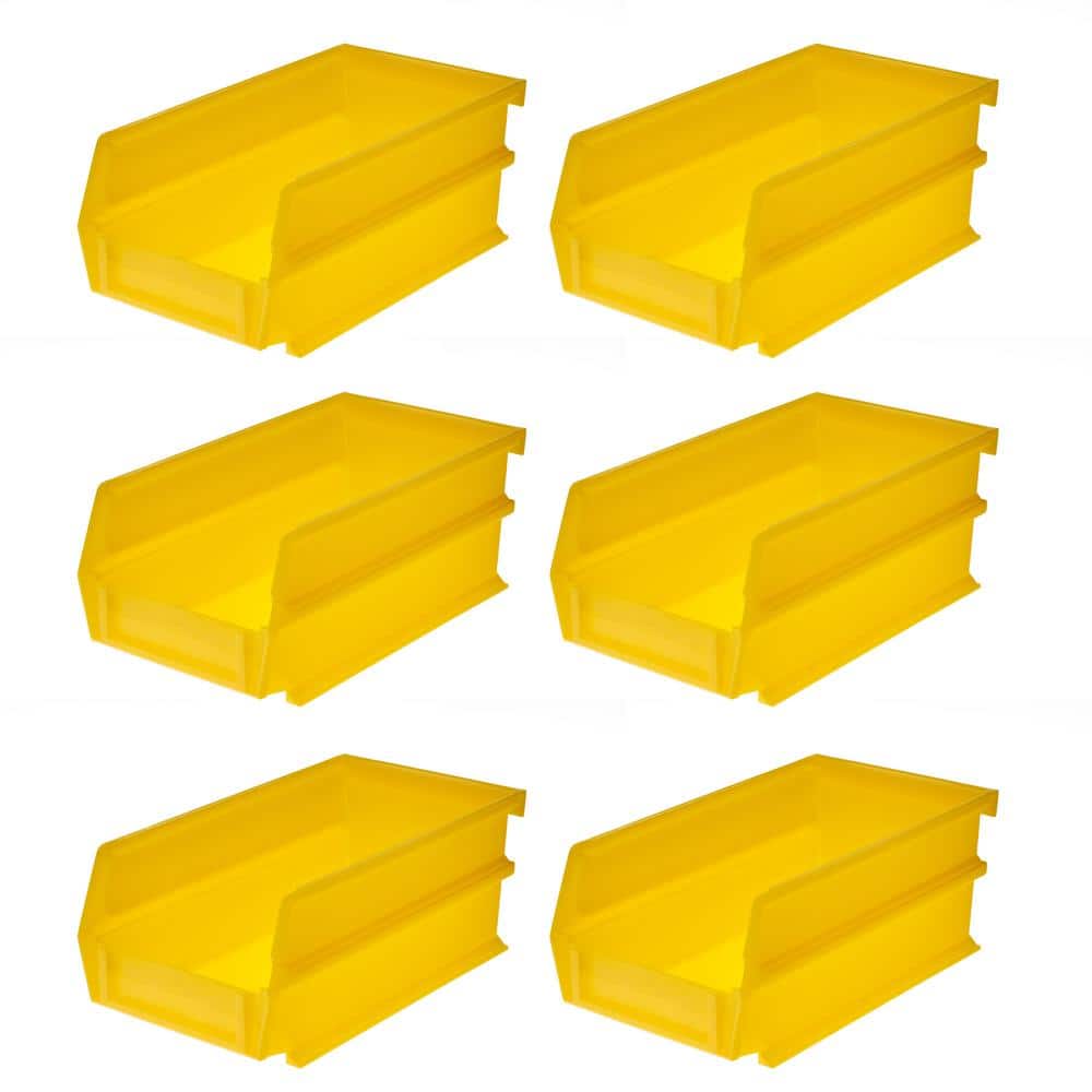 LocBin 7-3/8 in. L x 4-1/8 in. W x 3 in. H Yellow Tool Storage Bin, (6-Pack) price history on PriceWatchPro