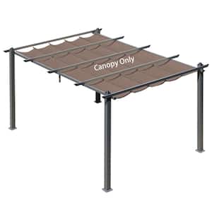 10 ft. x 13 ft. Replacement Canopy for Pergola in Brown