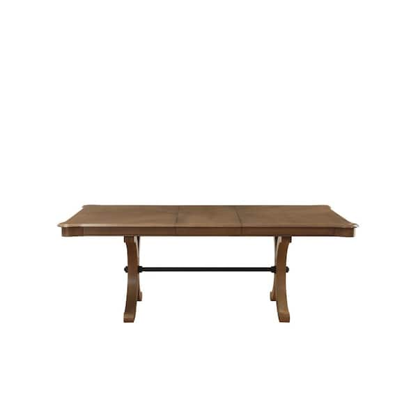 Acme Furniture Harald Gray Oak Dining Table 71765 - The Home Depot