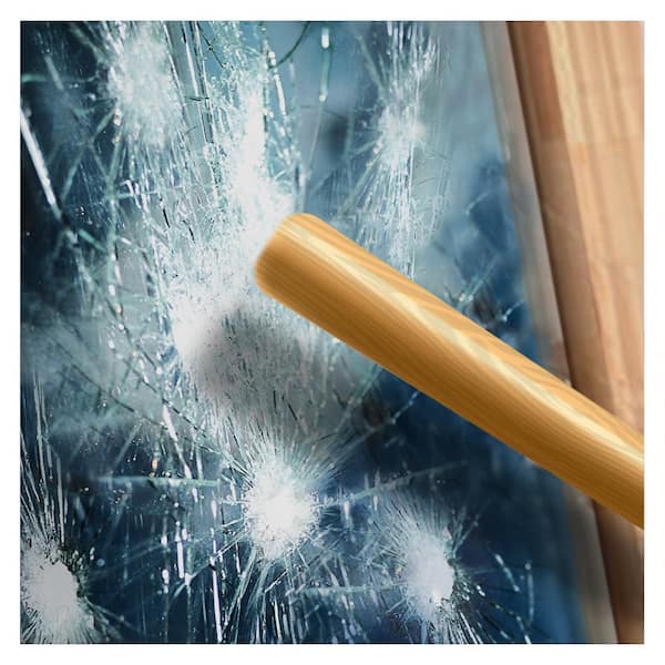 30 in. x 23 ft. S4MB20 Security and Daytime Privacy 4 Mil Black 20 (Dark) Window Film