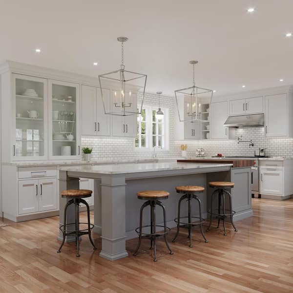 Dianna 4-Light Brushed Nickel Medium Hanging Pendant