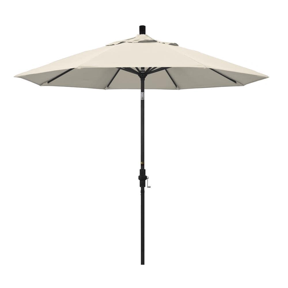 9 ft. Aluminum Collar Tilt Patio Umbrella in Antique Beige Olefin price history on PriceWatchPro