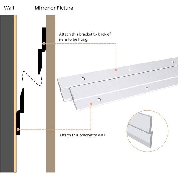 20 Pcs Flush Mount Bracket Stainless Steel Picture Spain