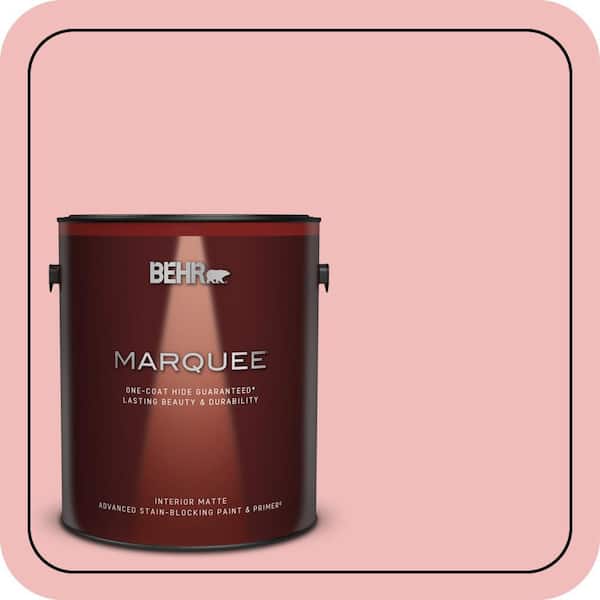 BEHR MARQUEE 1 gal. #CE-01 Alpenglow Matte Interior Paint & Primer