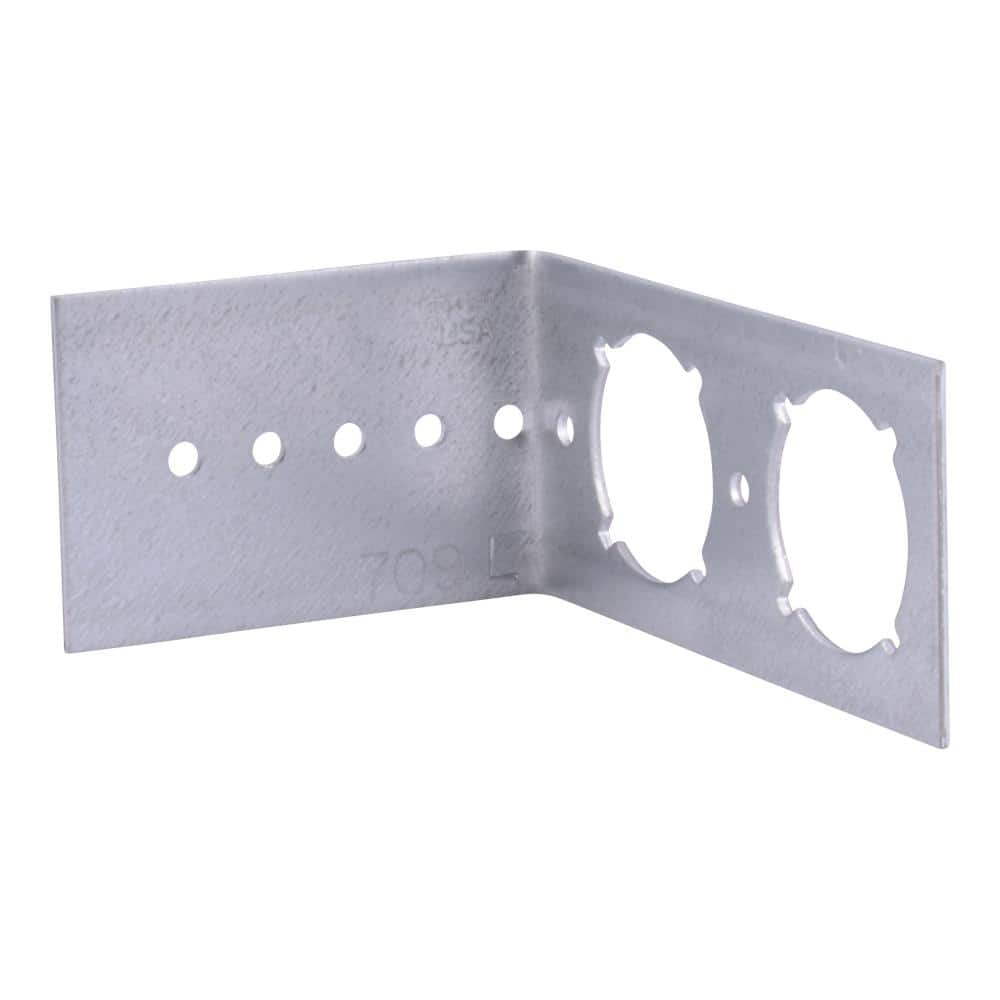 HOLDRITE 3/8 in. x 1 in. Stainless Steel Toilet Bracket 709LH The