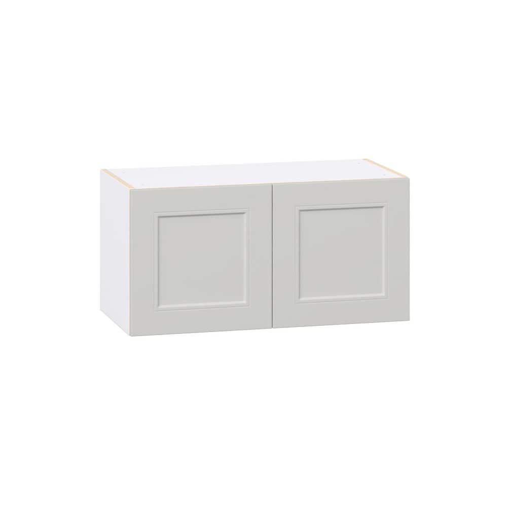 Galveston 30 in. W x 14 in. D x 15 in. H Assembled Shaker Wall Bridge Kitchen Cabinet in Light Grey price history on PriceWatchPro