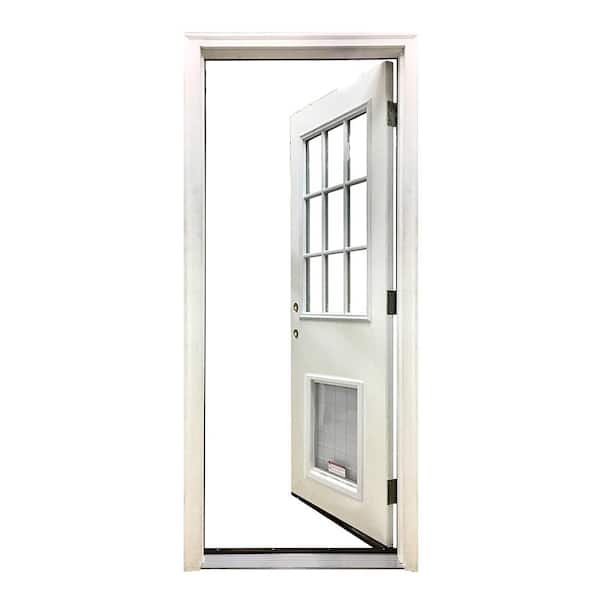 32 inch door with doggie door best sale