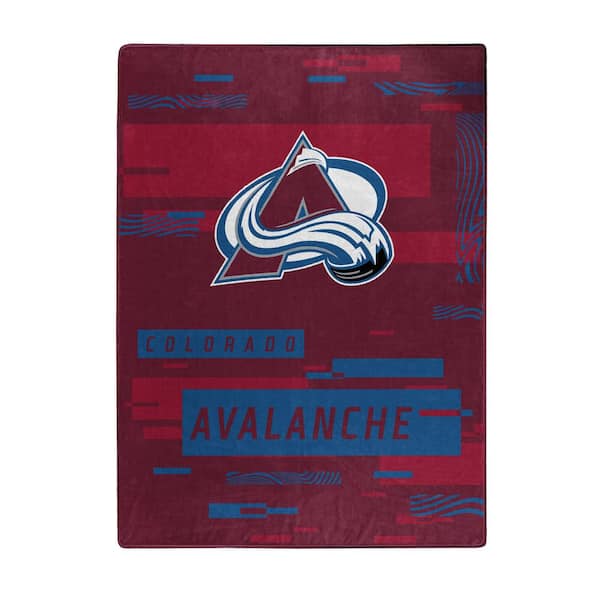 NHL Digitize Avalanche Raschel Multi-Colored Throw Blanket