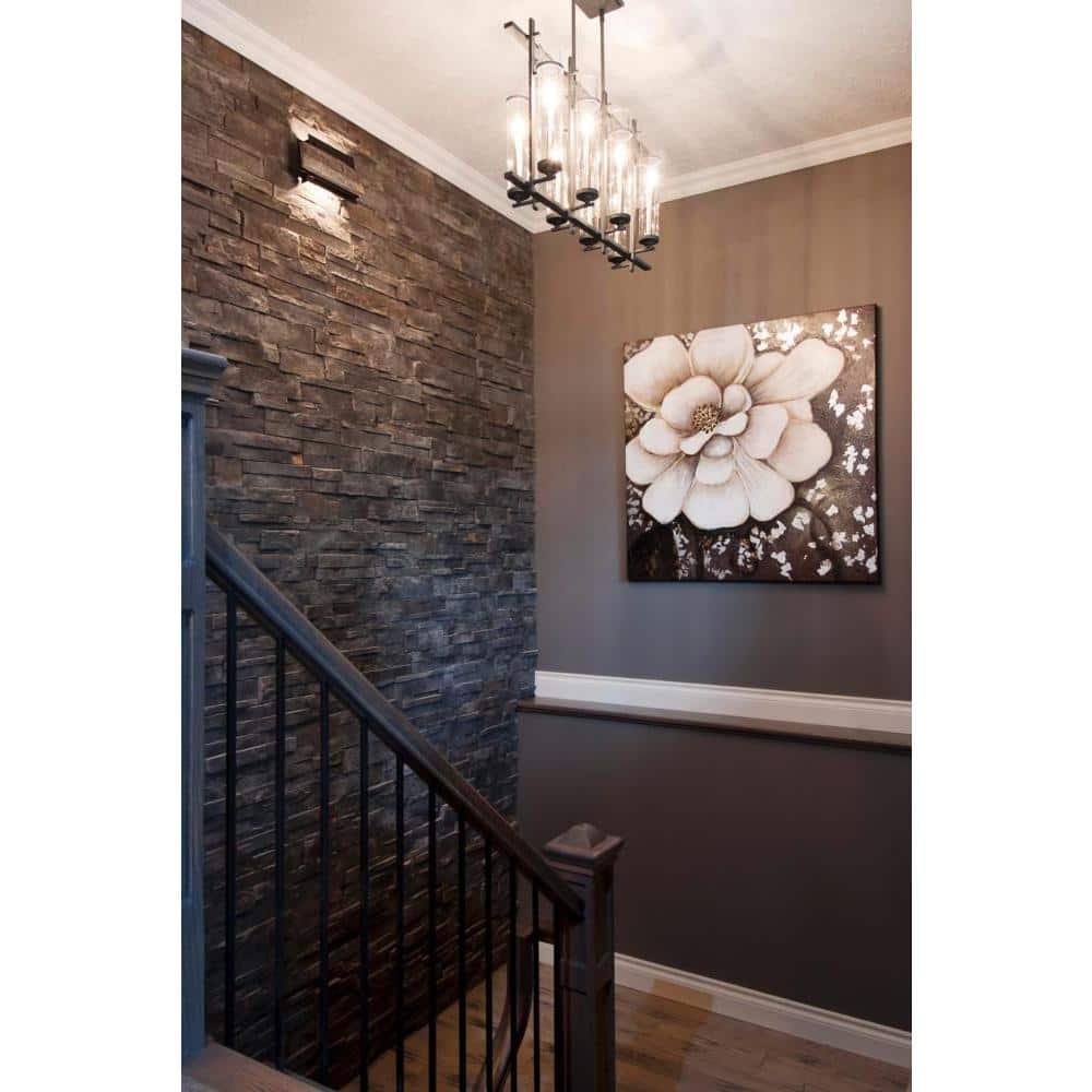 Antique Forged Iron and Crystal 8-Light Candle Chandelier