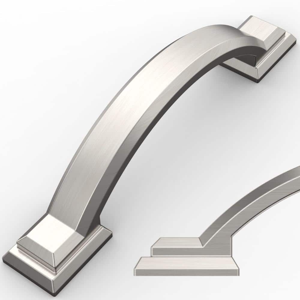 2/5 in. Cabinet Pull Bath Hardware in Brushed Satin Nickel Finish (10-Pack) for Drawer Dresser Closet Door price history on PriceWatchPro
