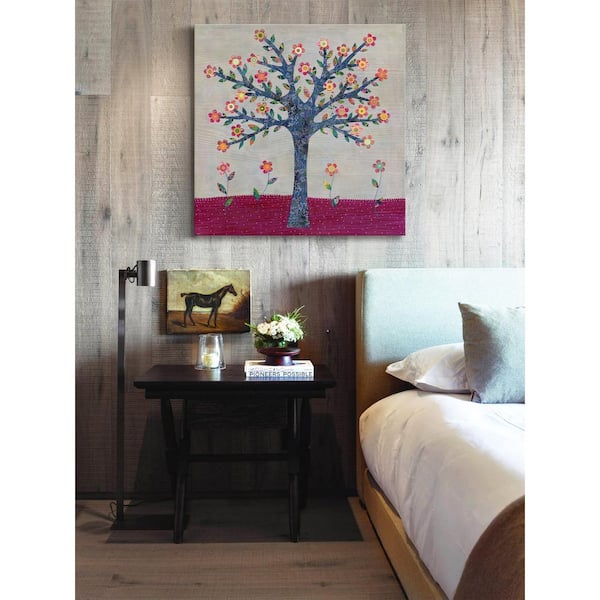 Unbranded 18 in. H x 18 in. W "Whimsical Flower Tree" by Sascalia Printed Canvas Wall Art