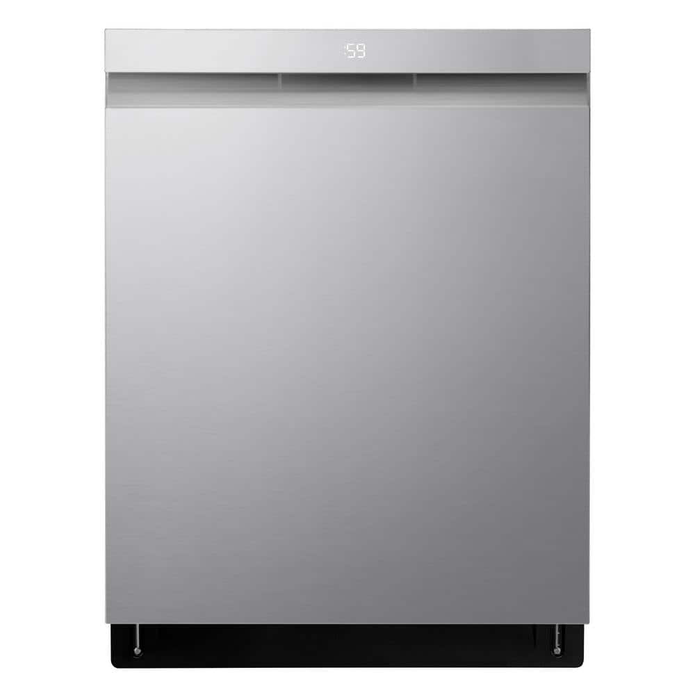 Elegant 24" Smart Dishwasher with QuadWash & TrueSteam, Stainless Steel
