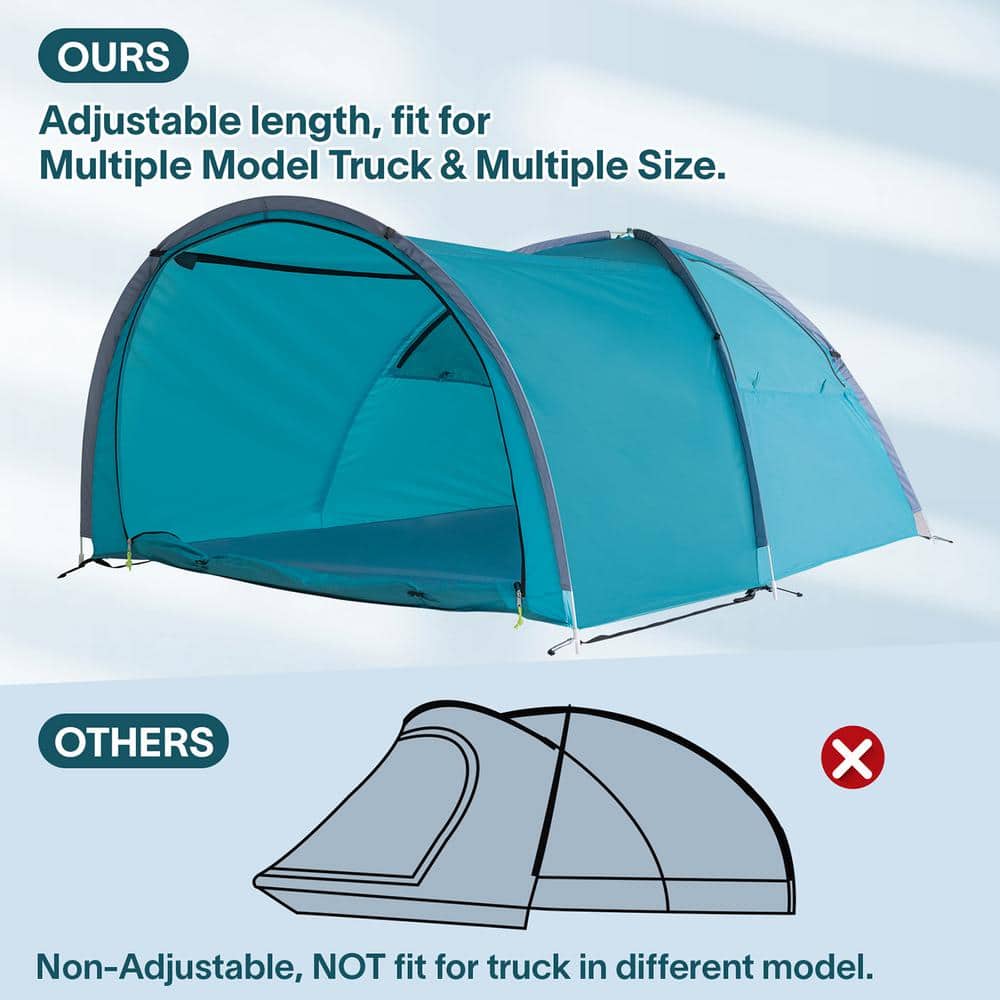 Blue Pop-Up 5-Person Four-Season Camping Tent