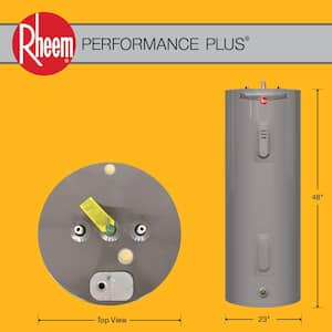 Performance Plus 40 Gal Medium 5500-Watt Double Element Electric Water Heater w/ LED Diagnostic System - 9-Year Warranty