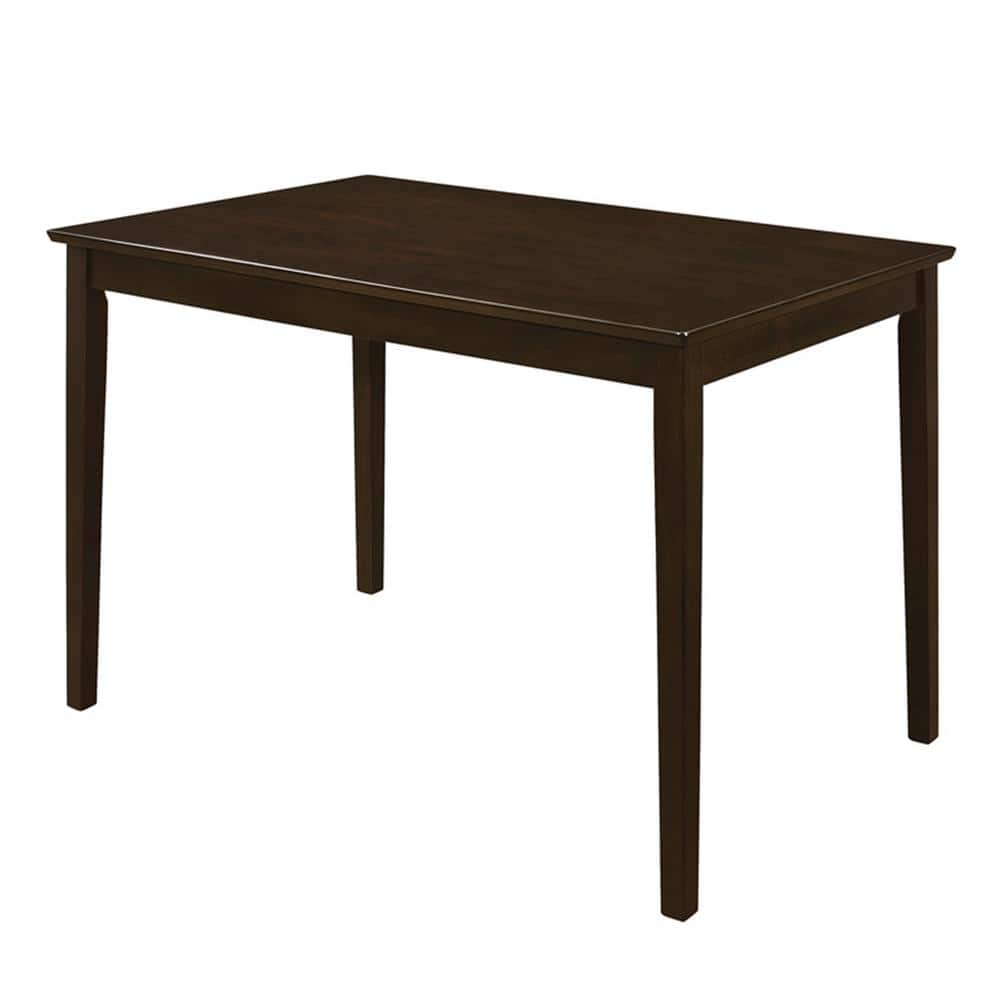 Transitional Griffith 5-Piece Cappuccino Dining Set with Bench