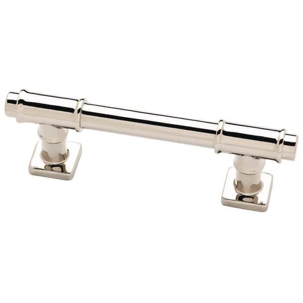 Liberty Soho Bar 3 in. (76 mm) Polished Nickel Cabinet Drawer Pull