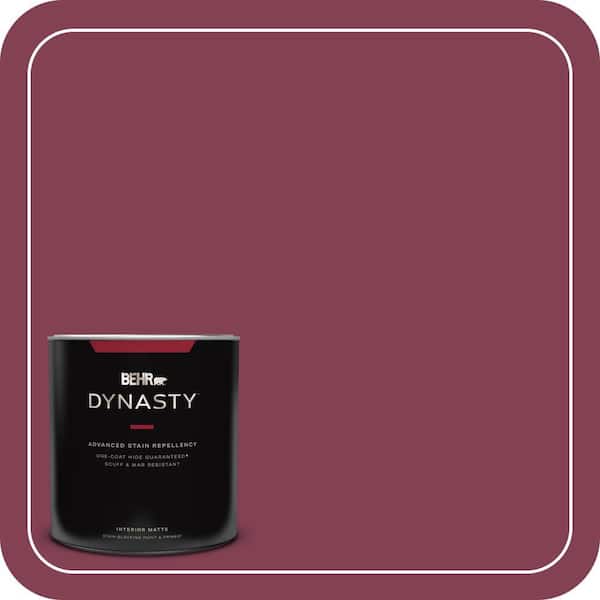 BEHR DYNASTY 1 qt. #M130-7 Sugar Beet Matte Interior Stain-Blocking Paint and Primer