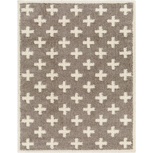 Livabliss Rodos Charcoal 5 ft. x 7 ft. Indoor Area Rug
