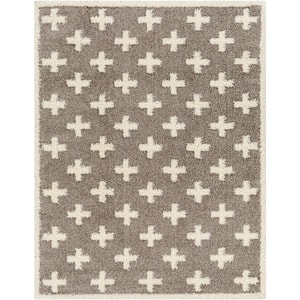 Rodos Charcoal 8 ft. x 10 ft. Indoor Area Rug