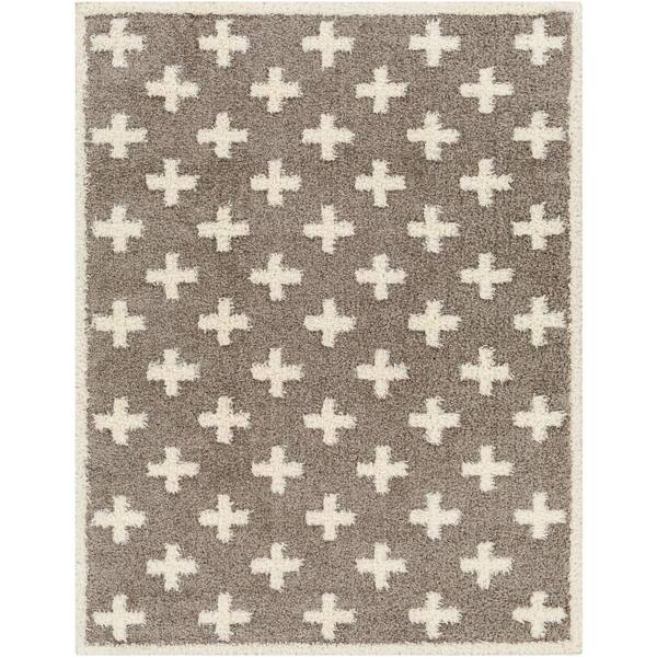 Livabliss Rodos Charcoal 8 ft. x 10 ft. Indoor Area Rug