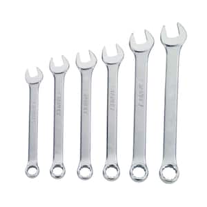Chrome Vanadium Steel SAE Combination Wrench Set (6-Piece)