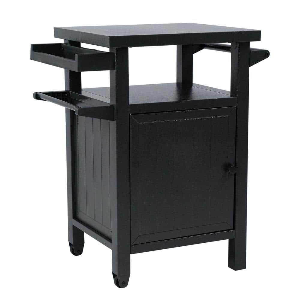 Reviews for KOZYARD BBQ Grill Storage Cart/Bin Grey Rectangle Metal