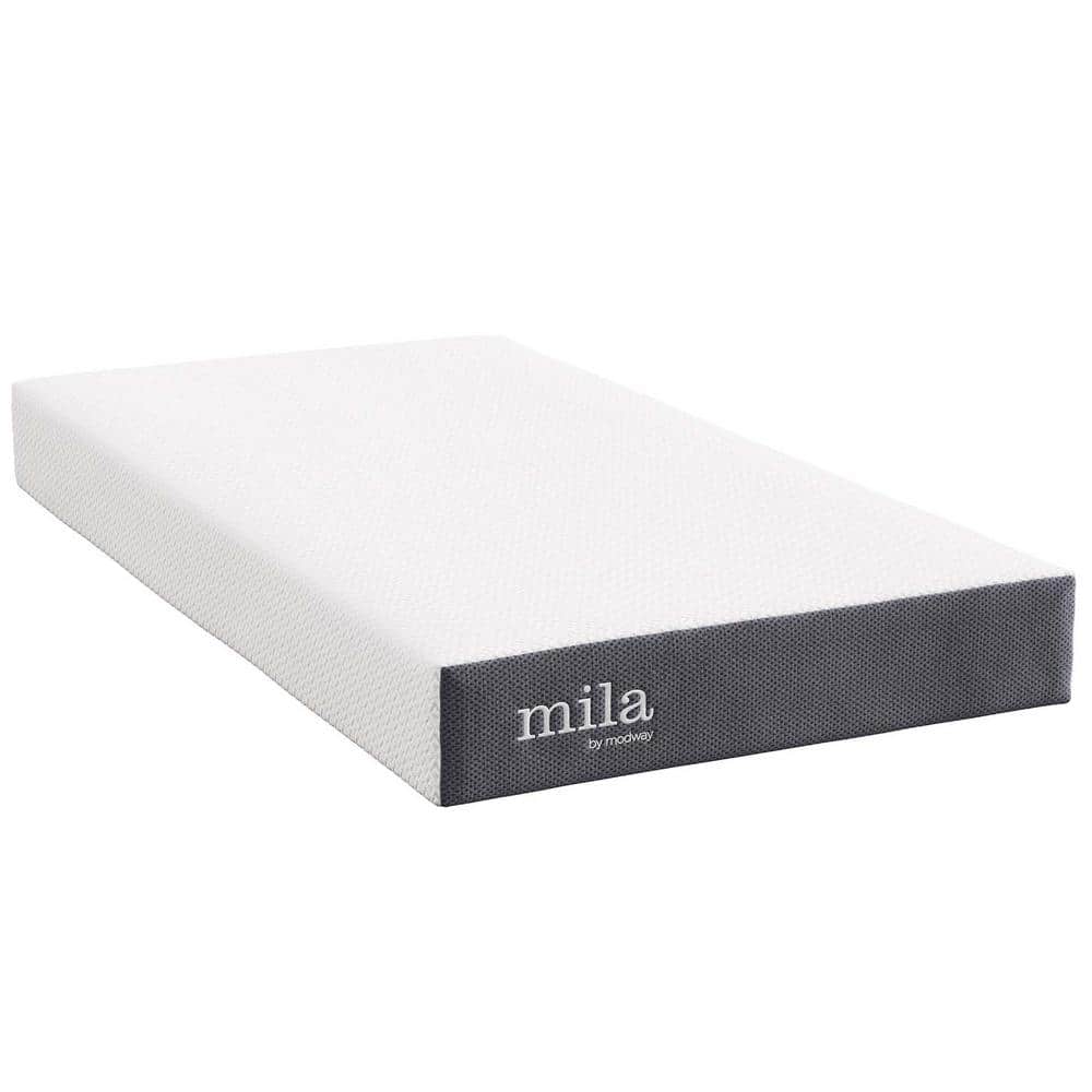Mila 8" Twin Gel Memory Foam Pillowtop Mattress