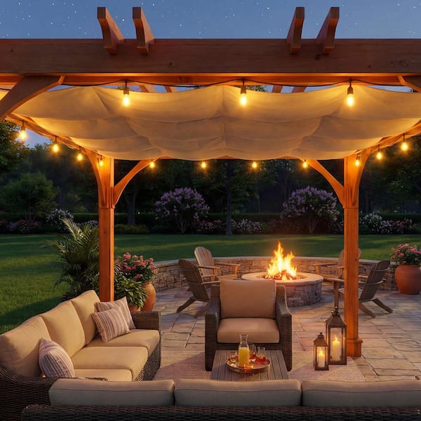 Outdoor Living Today Breeze Cedar 8 ft. x 10 ft. Pergola BZ810