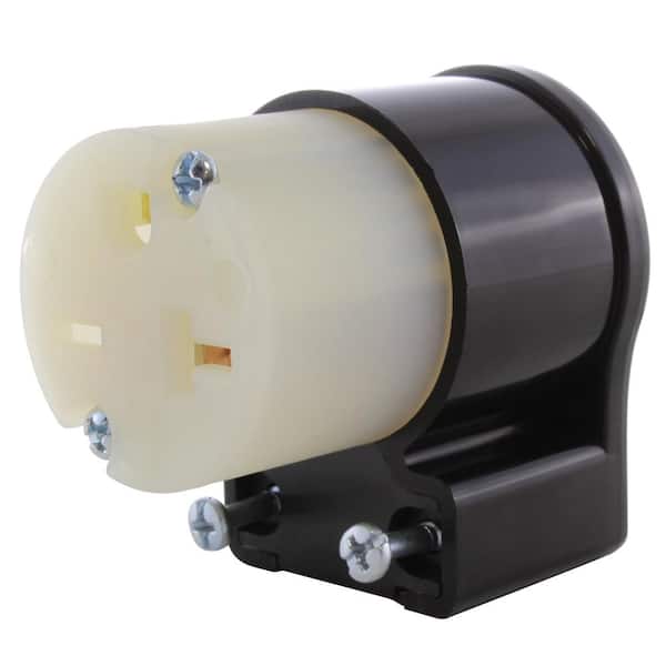 AC WORKS 15/ 20 Amp 250-Volt NEMA 6-15/ 20R 3-Prong All Angles Elbow Female Connector