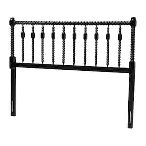 Juliette Black King Spindle Headboard