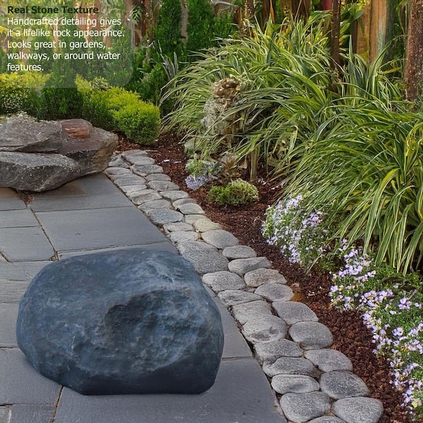 Gardenised Fake Garden Rock Cover Decorative Natural Texture Faux