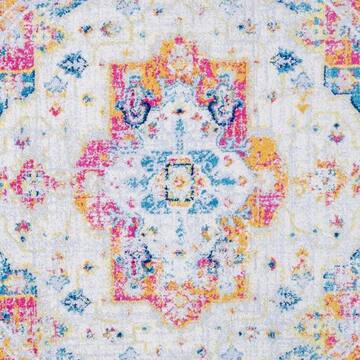 Antep Rugs Elite Lilac 4 ft. x 6 ft. Bohemian Distressed Area Rug ELT66LLA46