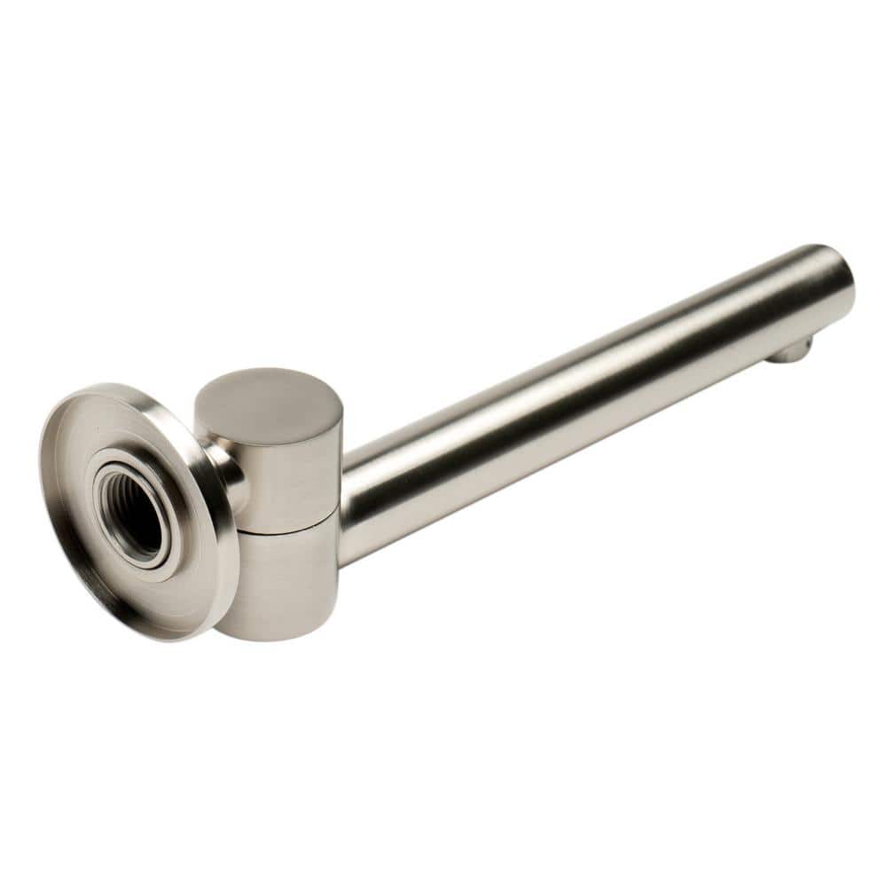 Brushed Nickel Wall Mounted Foldable Tub Spout