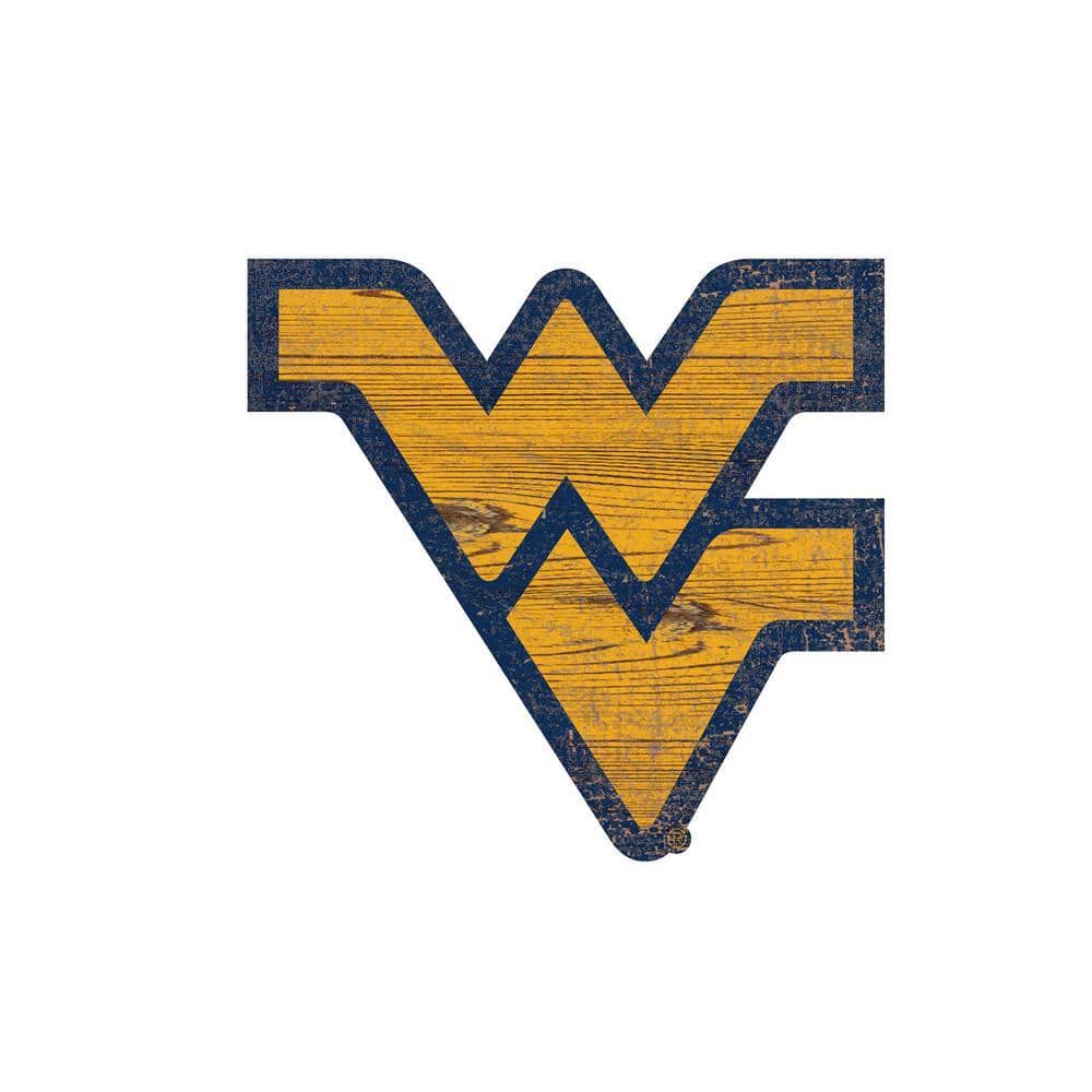 University of West Virginia Distressed Logo Cutout Decorative Sign price history on PriceWatchPro