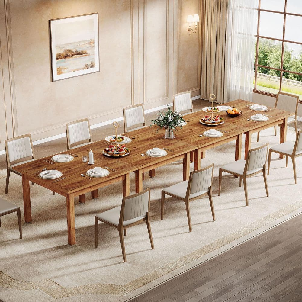 Roesler 39. 4in. Square Dining Table Warm Brown Wood 4 Leg Dining Table for Dining Room, Seats 4 price history on PriceWatchPro