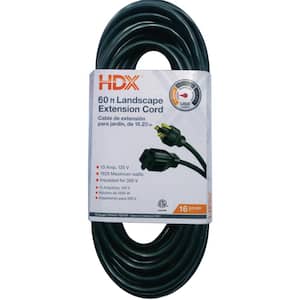 60 ft. 16/3 Extension Cord, Green