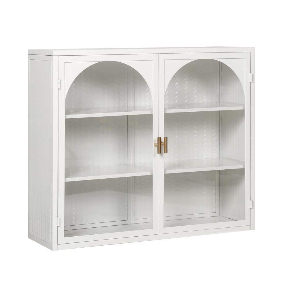 WELLFOR Woven 28 in. W x 9 in. D x 24 in. H Bathroom Storage Wall