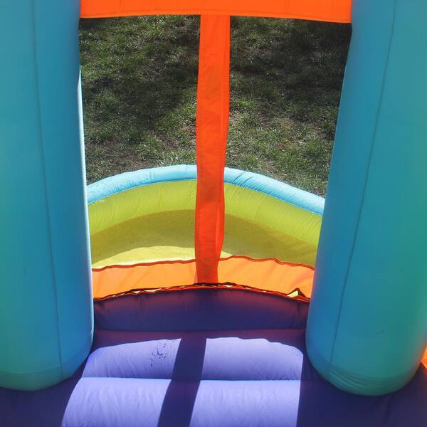 Sportspower double slide and store bounce inflatable water slide